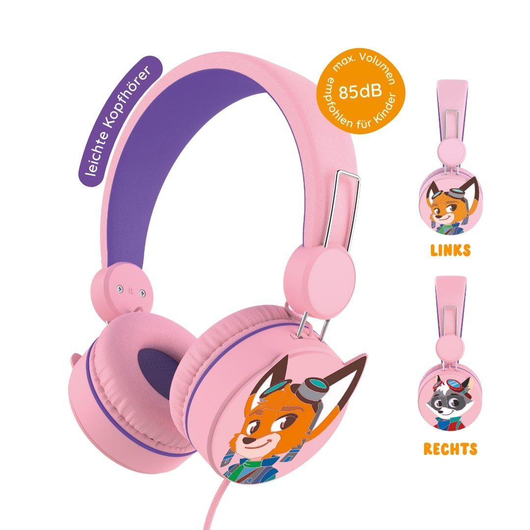 ab Edurino 85dB Kinder-Kopfhörer Volumen SafeAudio Kinderkopfhörer (Kids (85dB) Kinder Edurino Jahren LernOhren 4 Max.