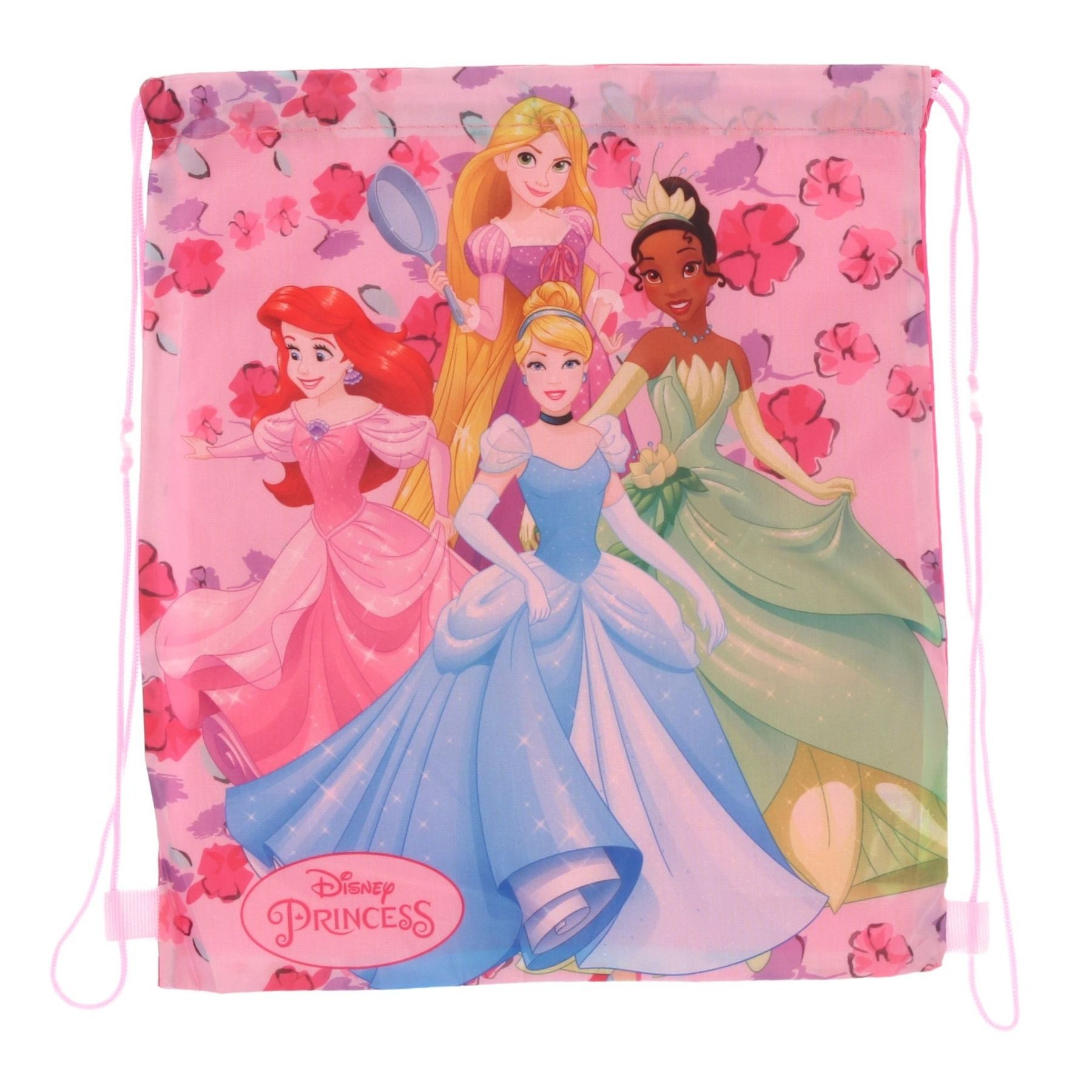 Disney Princess Turnbeutel Gymbag für Mädchen Alltag und Aktivitäten 35 × 40 cm