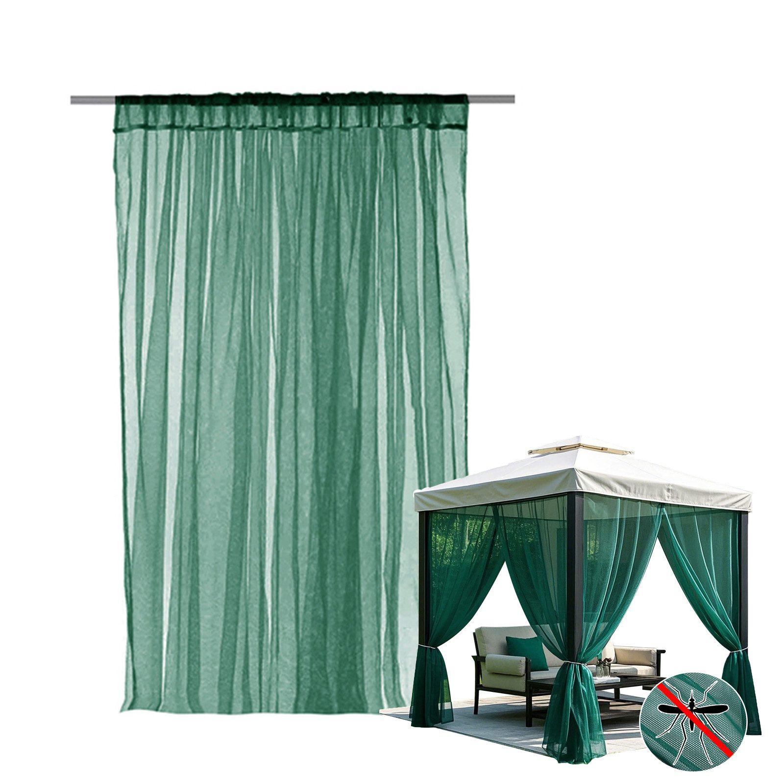 BTTO V&G Insektenschutz-Vorhang Moskitonetz Insektenschutz Pavillon Fliegen günstig online kaufen