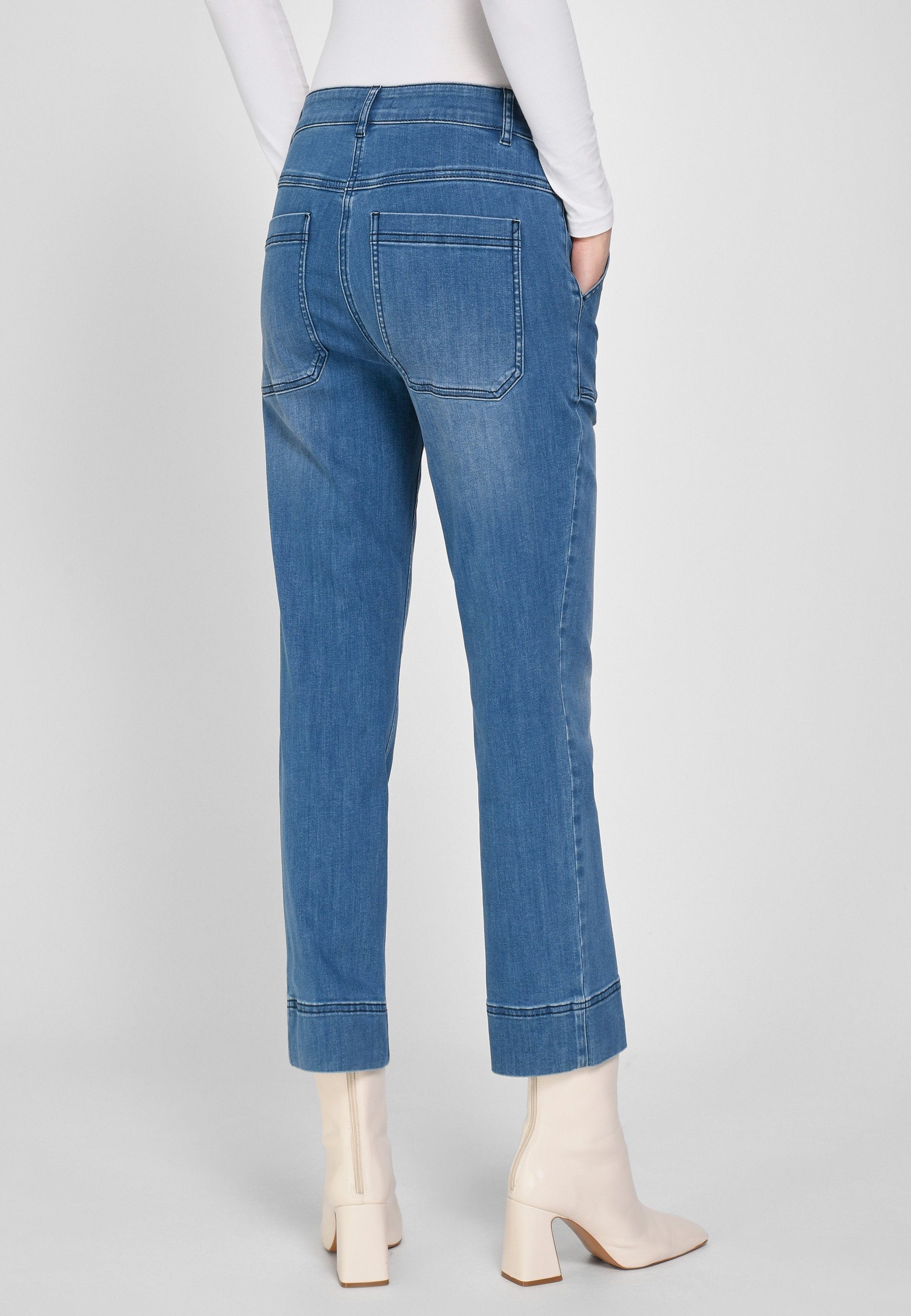 blue_denim DAY.LIKE Cotton 7/8-Jeans