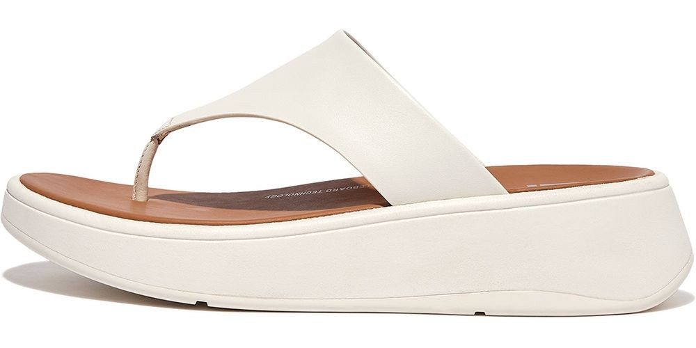 Fitflop F-Mode Leather Flatform Toe-Post Sandals Sandale günstig online kaufen