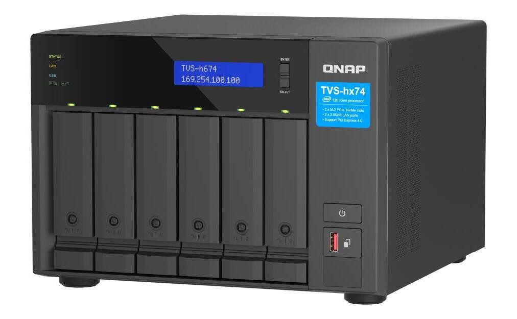 QNAP QNAP TVS-h674-i3-16G Medienserver