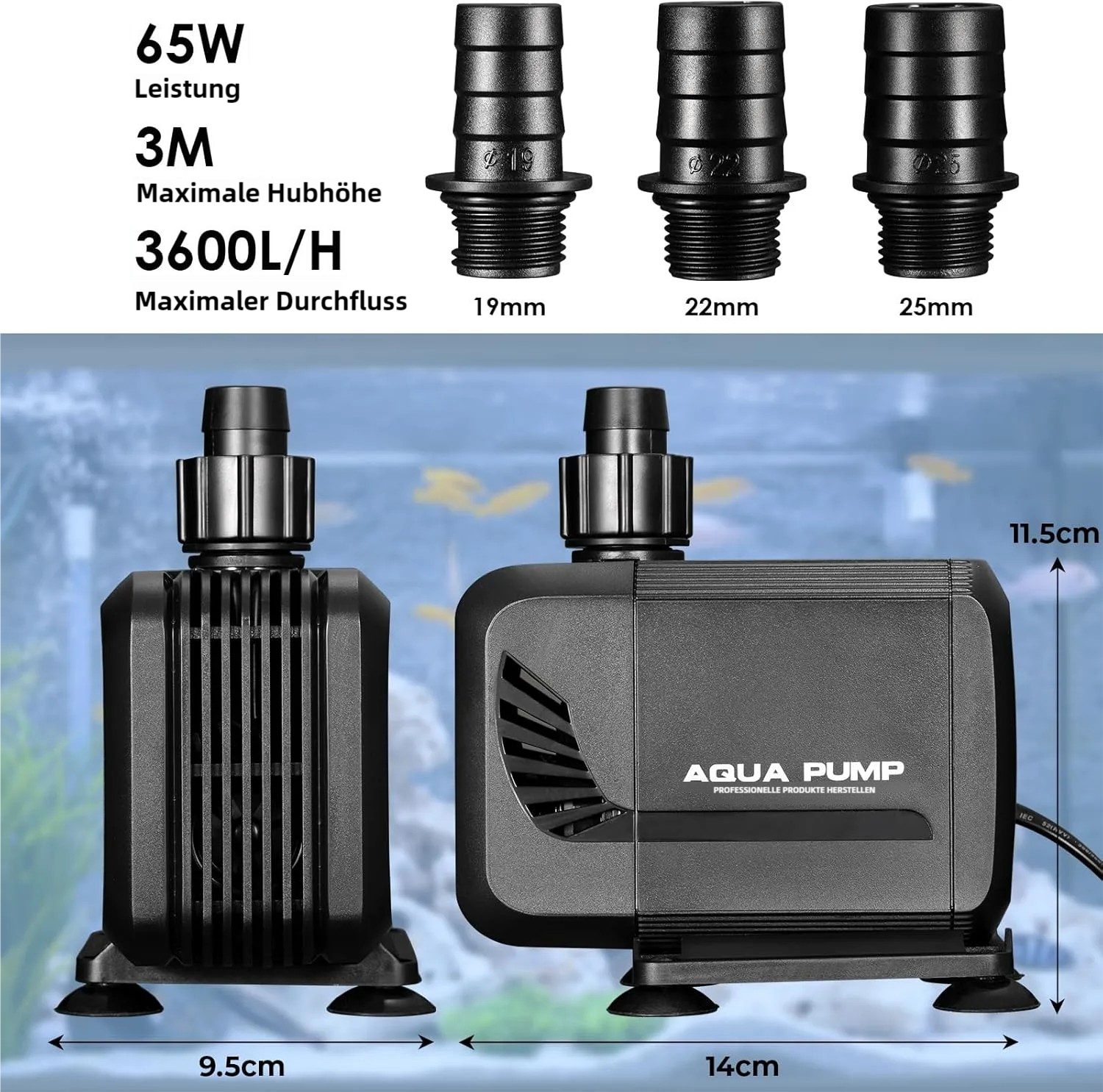TLGREEN Aquarienpumpe Aquarium Pumpe Wasserpumpe, für Teich Brunnen Aquariu günstig online kaufen