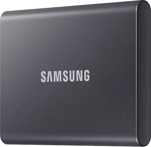 Samsung T7 SSD-Festplatte (1 TB) 3,5" 1050 MB/S Lesegeschwindigkeit, 1000 MB/S Schreibgeschwindigkeit