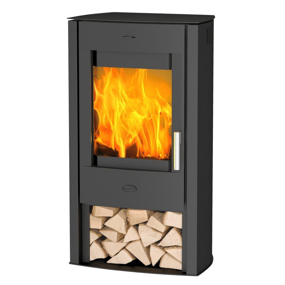 Fireplace Kaminofen Fireplace Tuvalu Kaminofen Stahl Schwarz R5730, Scheibenspülung vorhanden