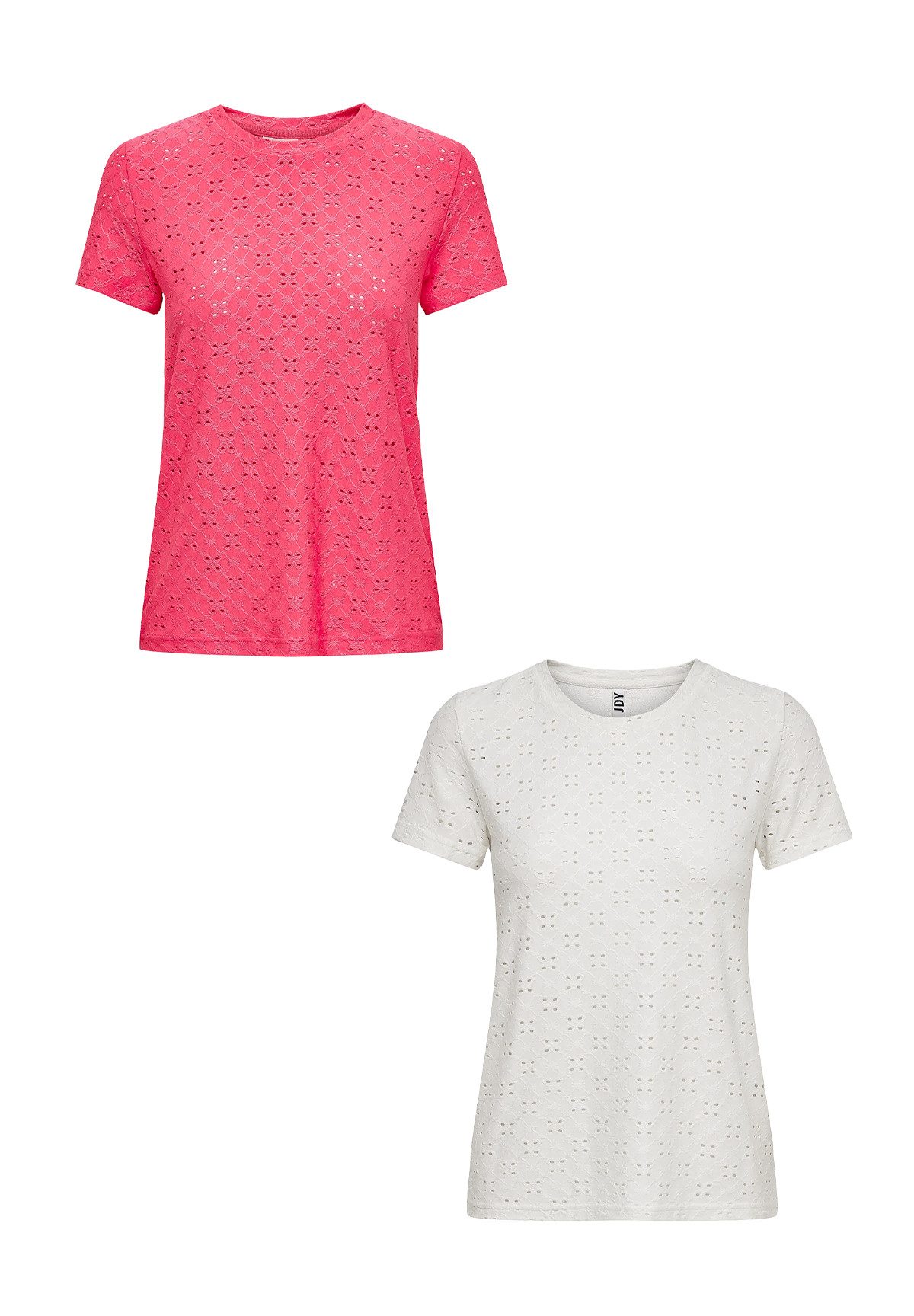 T-Shirt 2er-Set Kurzarm Rundhals