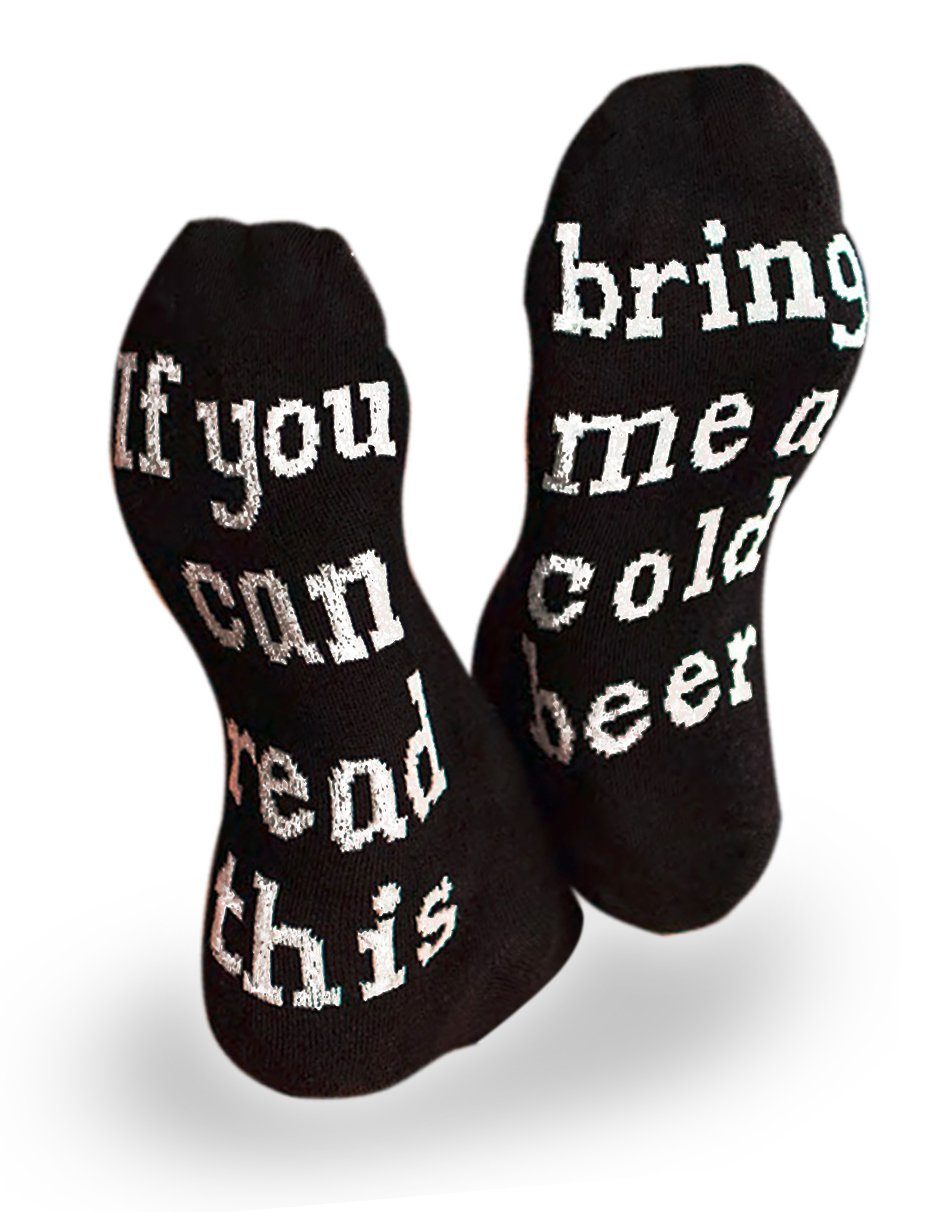 Soreso® Füllung Schwarz Weihnachtsgeschenk Dekokissen Socken für mit Großvater, Opa Kissen und Geburtstagsgeschenk,