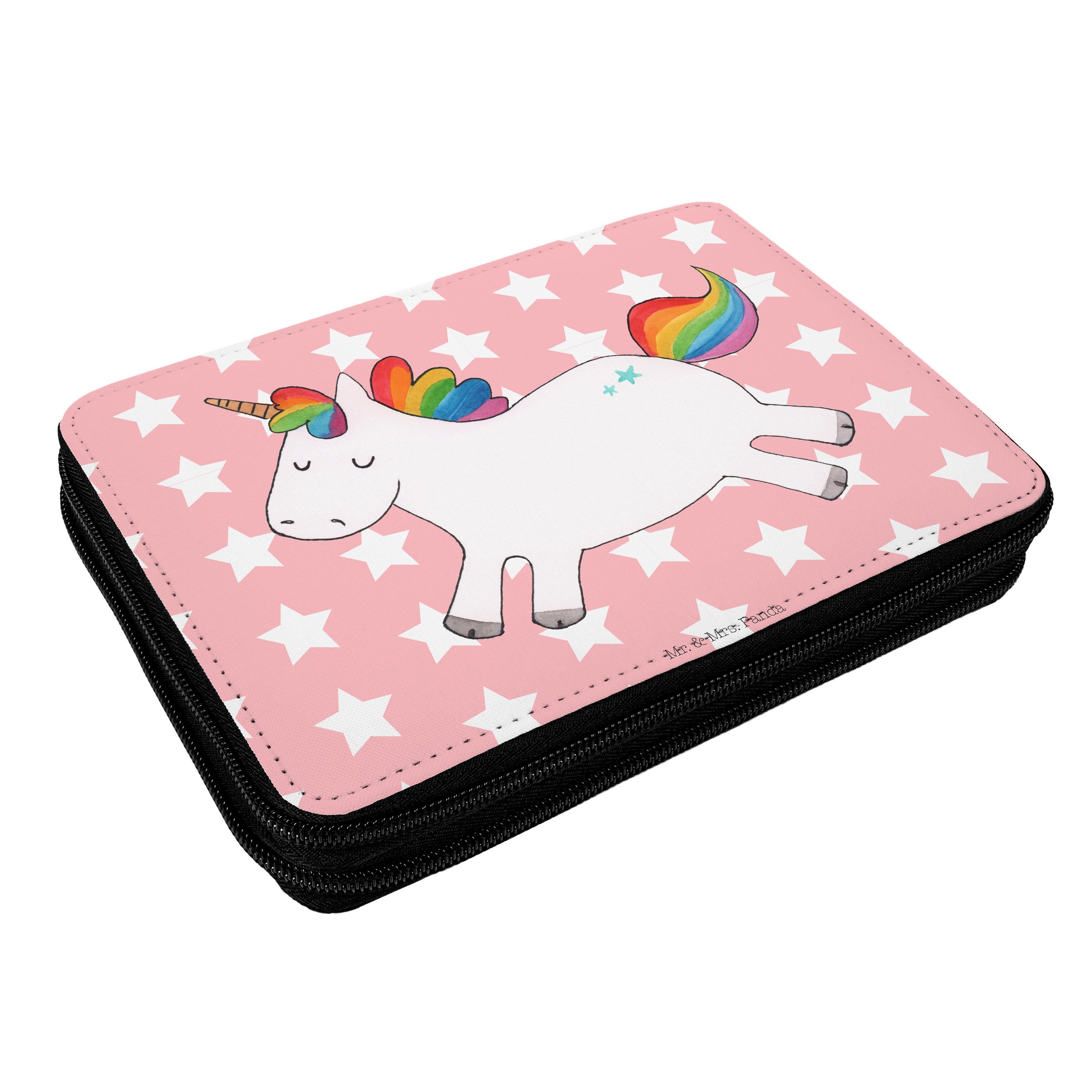 Unicorn, Fe, - & Rot Büro Geschenk, Stifte Mrs. Happy Etui, Federmäppchen Panda - Einhorn Pastell (1-tlg) Mr.