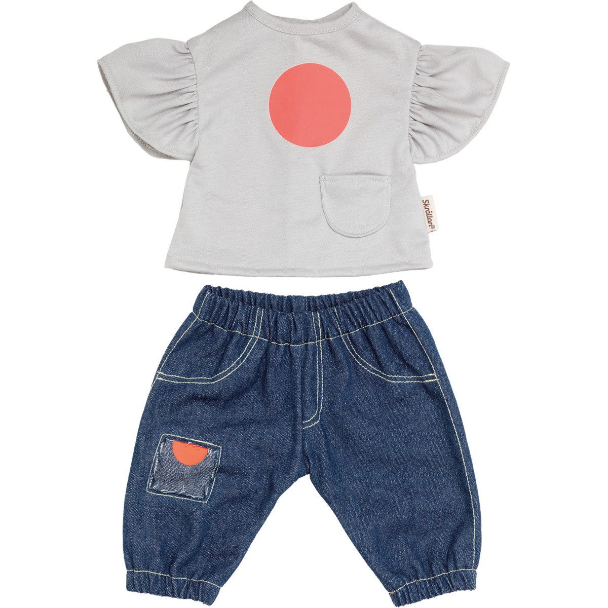 Puppenkleidung Jeans & T-Shirt Mädchen
