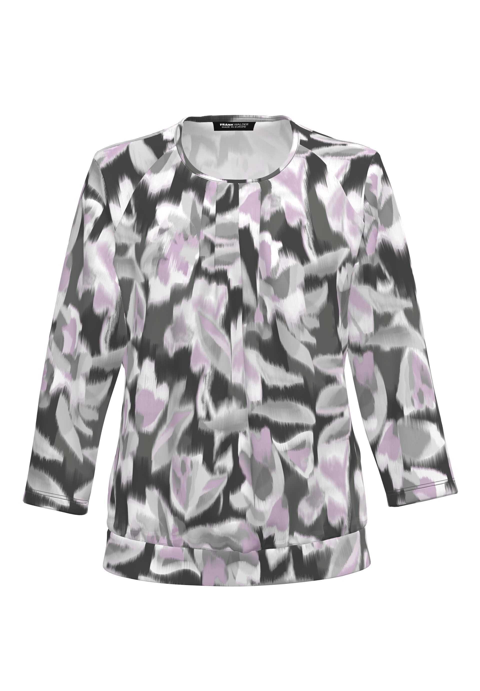 FRANK WALDER Blusenshirt mit aparter Faltenpartie