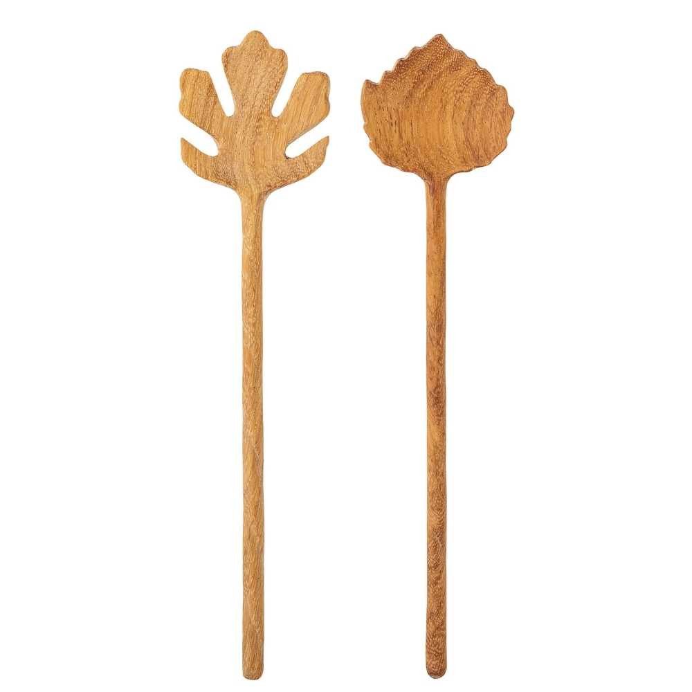 Salatbesteck Bloomingville Salatbesteck KAROL Holz 2er Set