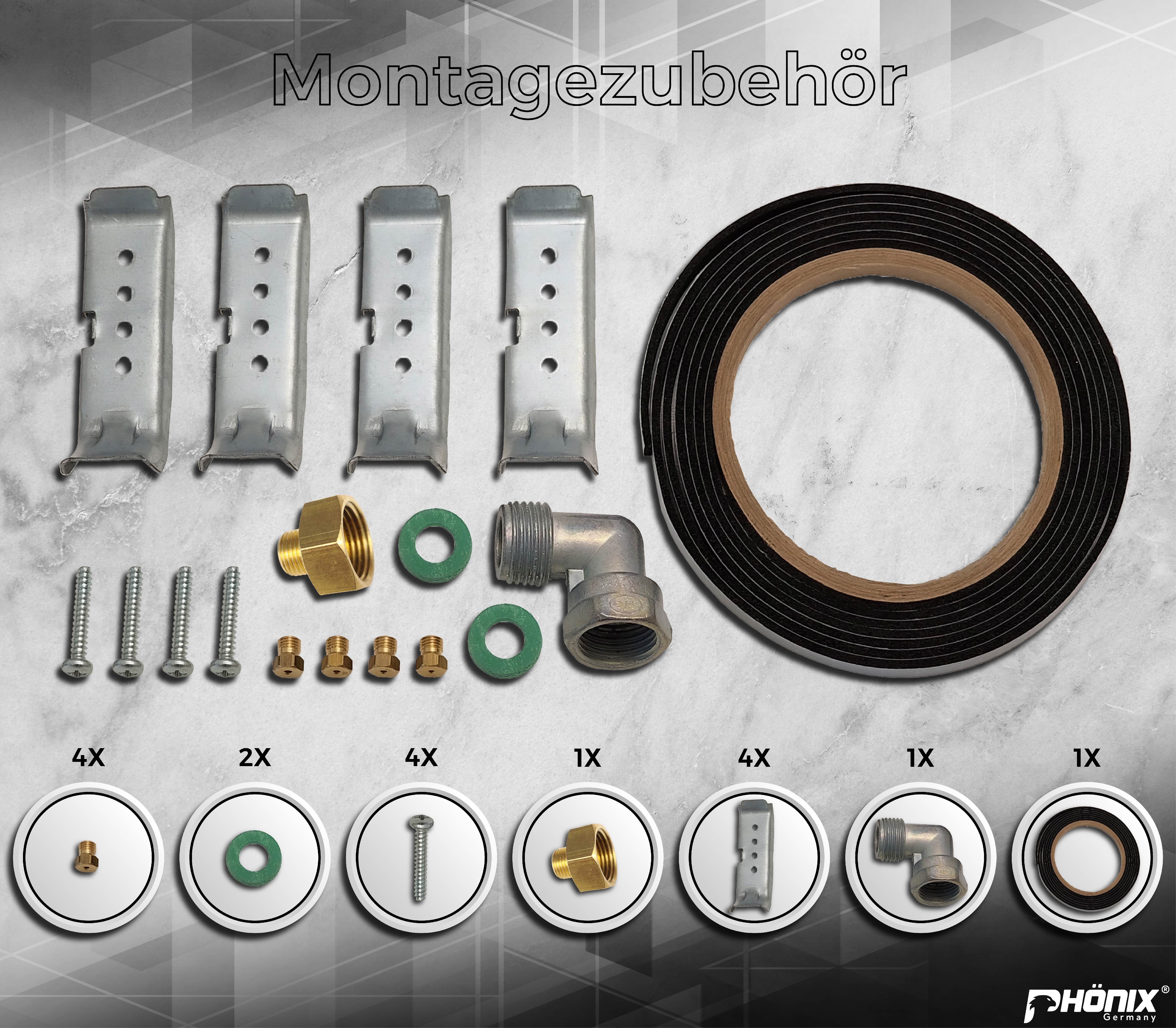 Phönix Germany Gas-Kochfeld PE-603T