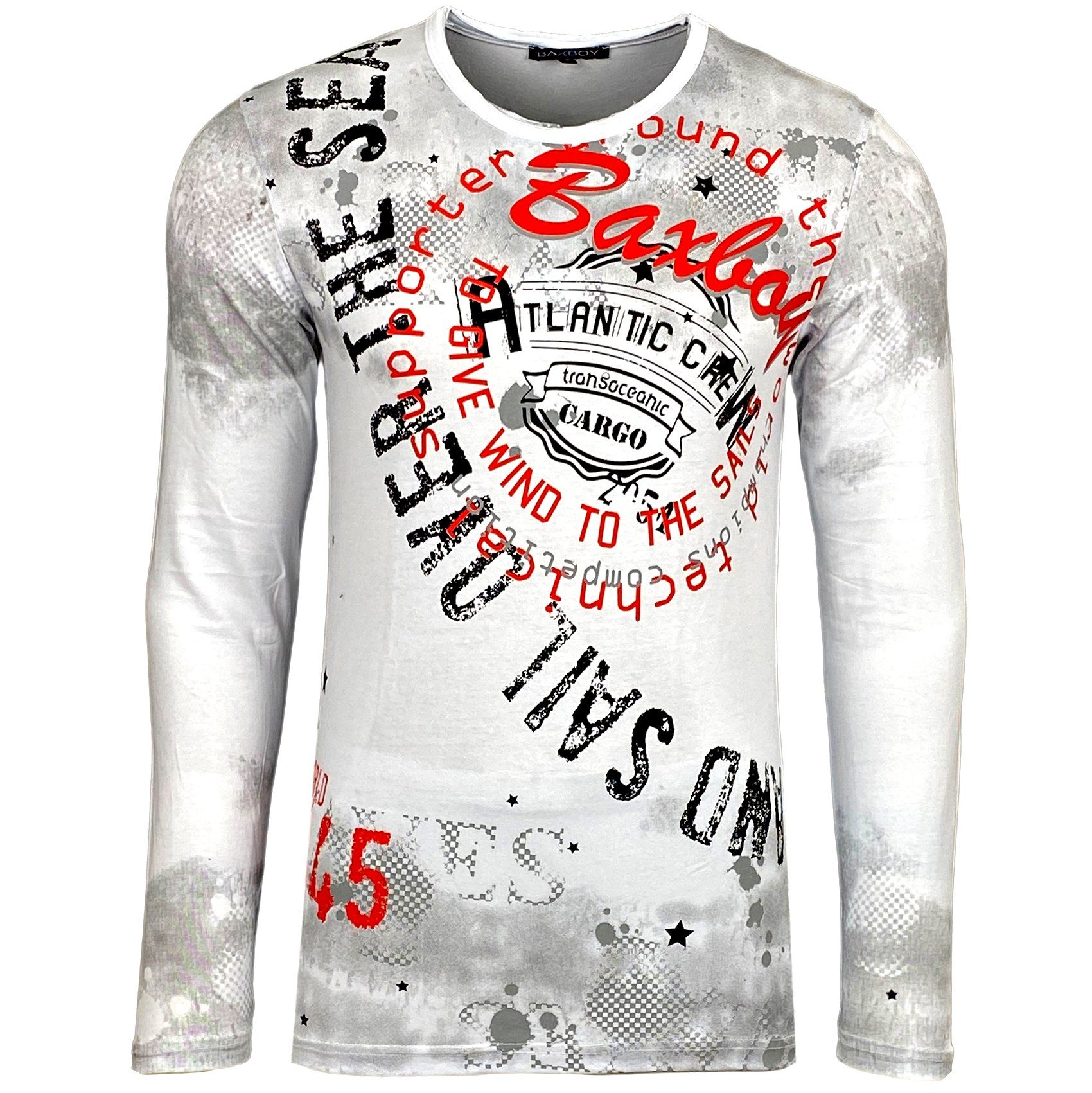 Baxboy Longshirt Baxboy Herren Longsleeve T-Shirt günstig online kaufen
