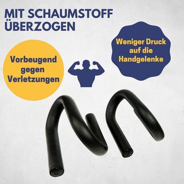 Best Sporting Liegestützgriffe Push-Up Bars 2er Set I Inkl. Übungsanleitung, Eine bessere Griffposition und damit eine intensivere Muskelanspannung