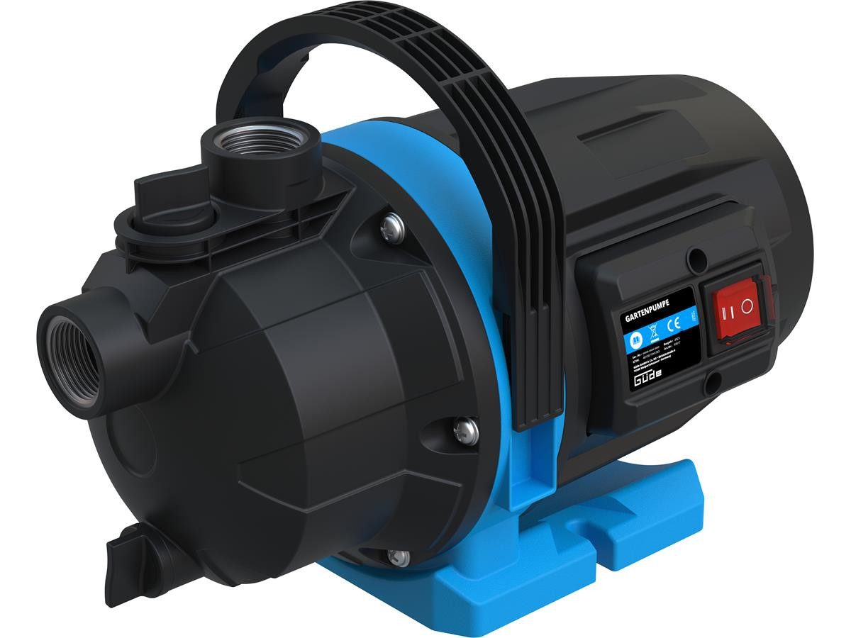 Güde Gartenpumpe GP 6035, 0,6 kW Motorleistung, 3200 l/h max. Fördermenge, 7 m max. Ansaughöhe