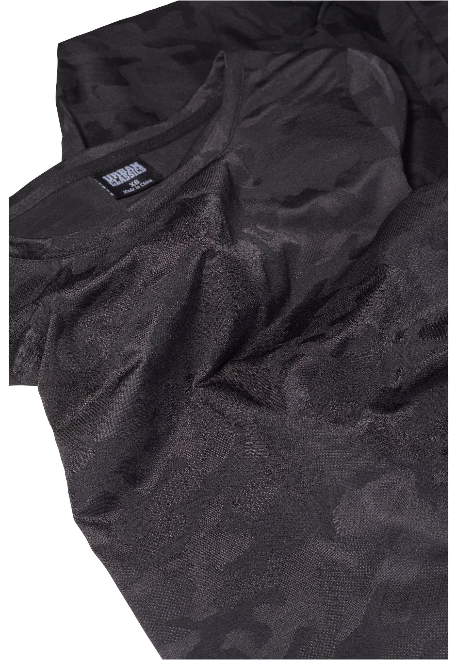 CLASSICS Short T-Shirt Ladies URBAN L/S Damen Camo (1-tlg) Jacquard