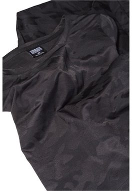 URBAN CLASSICS T-Shirt Urban Classics Damen Ladies Short Jacquard Camo L/S (1-tlg)