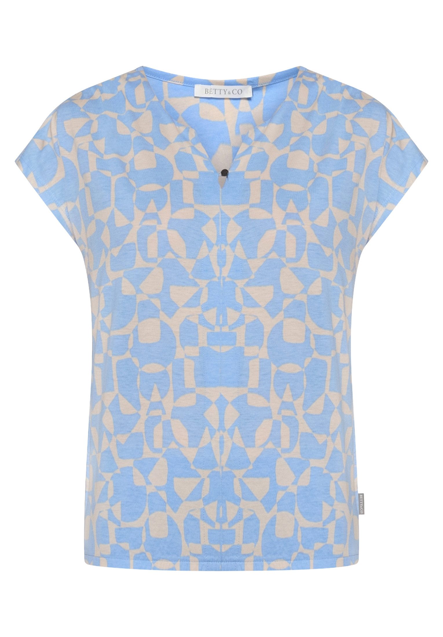 Kurzarmshirt Damen mit Gummizug