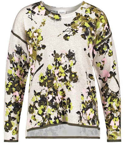 GERRY WEBER Sweatshirt Pullover mit Blumenmuster