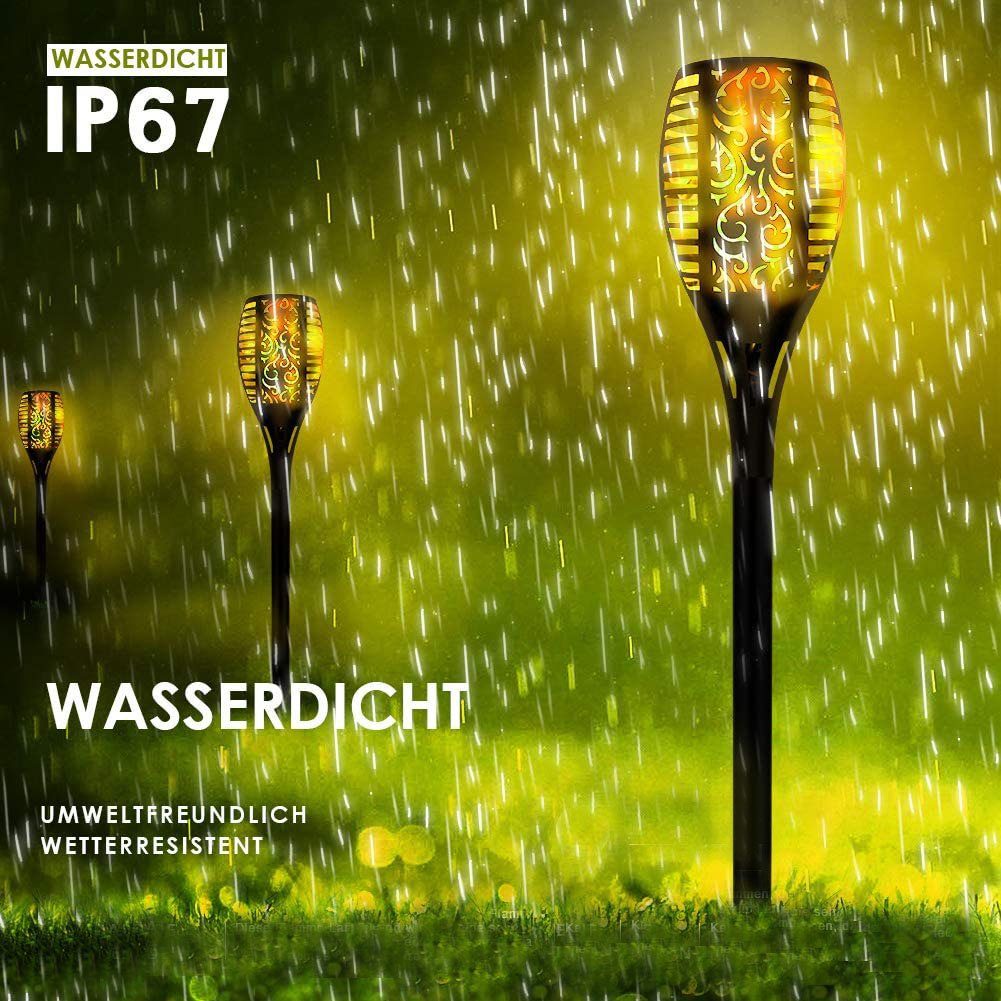 LETGOSPT LED Solarleuchte 4er-Pack Solar lampe, günstig online kaufen
