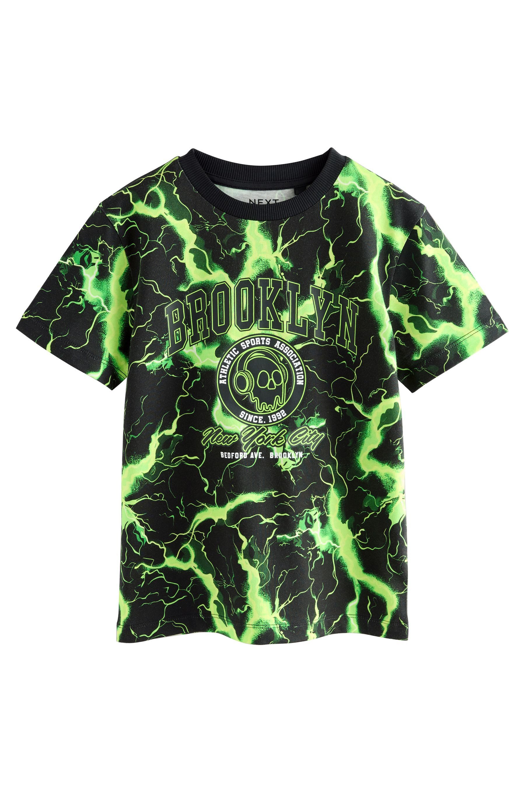 Black/Green Lightning