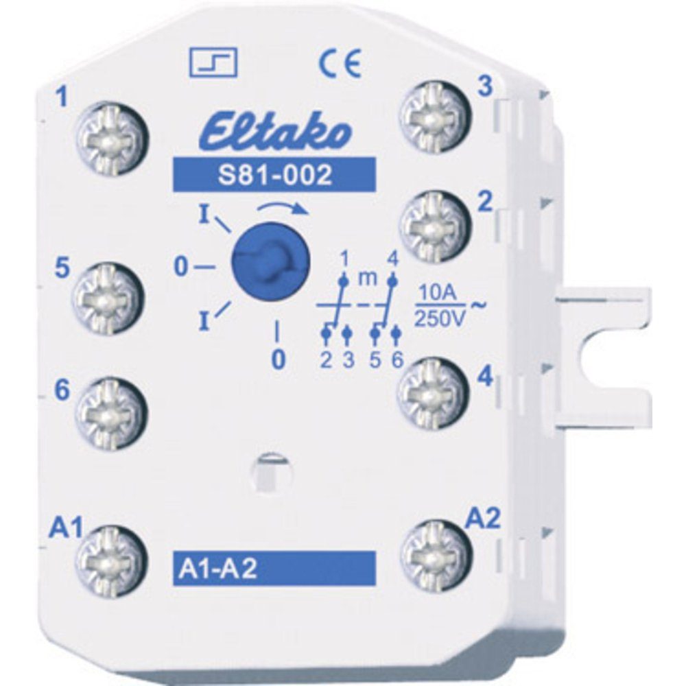 Eltako Stromstoßschalter Stromstoß-Schalter Unterputz Eltako S81-002-230V 2 Wechsler 230 V 10 A, (S81-002-230V)