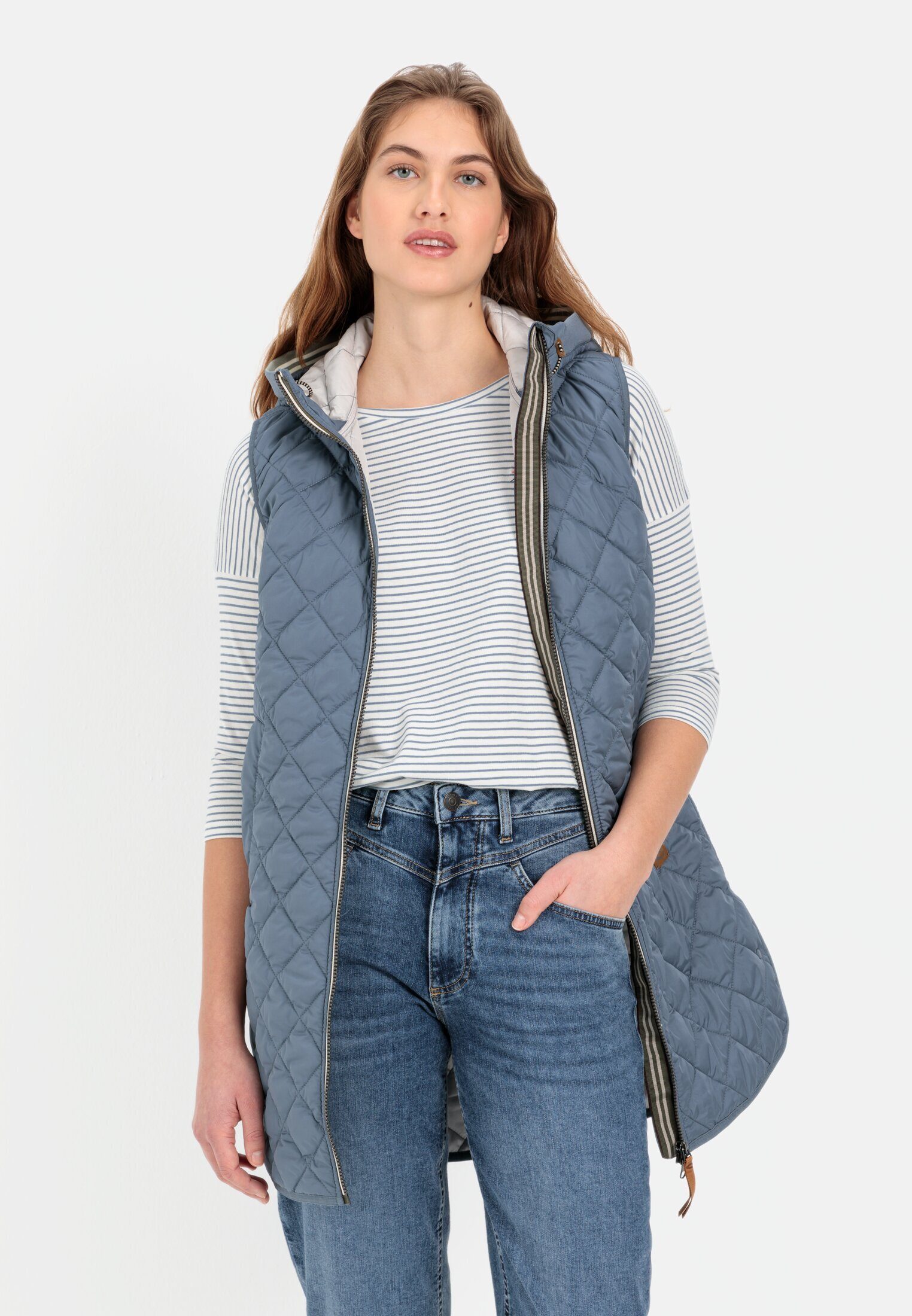 Longweste aus recyceltem Polyester