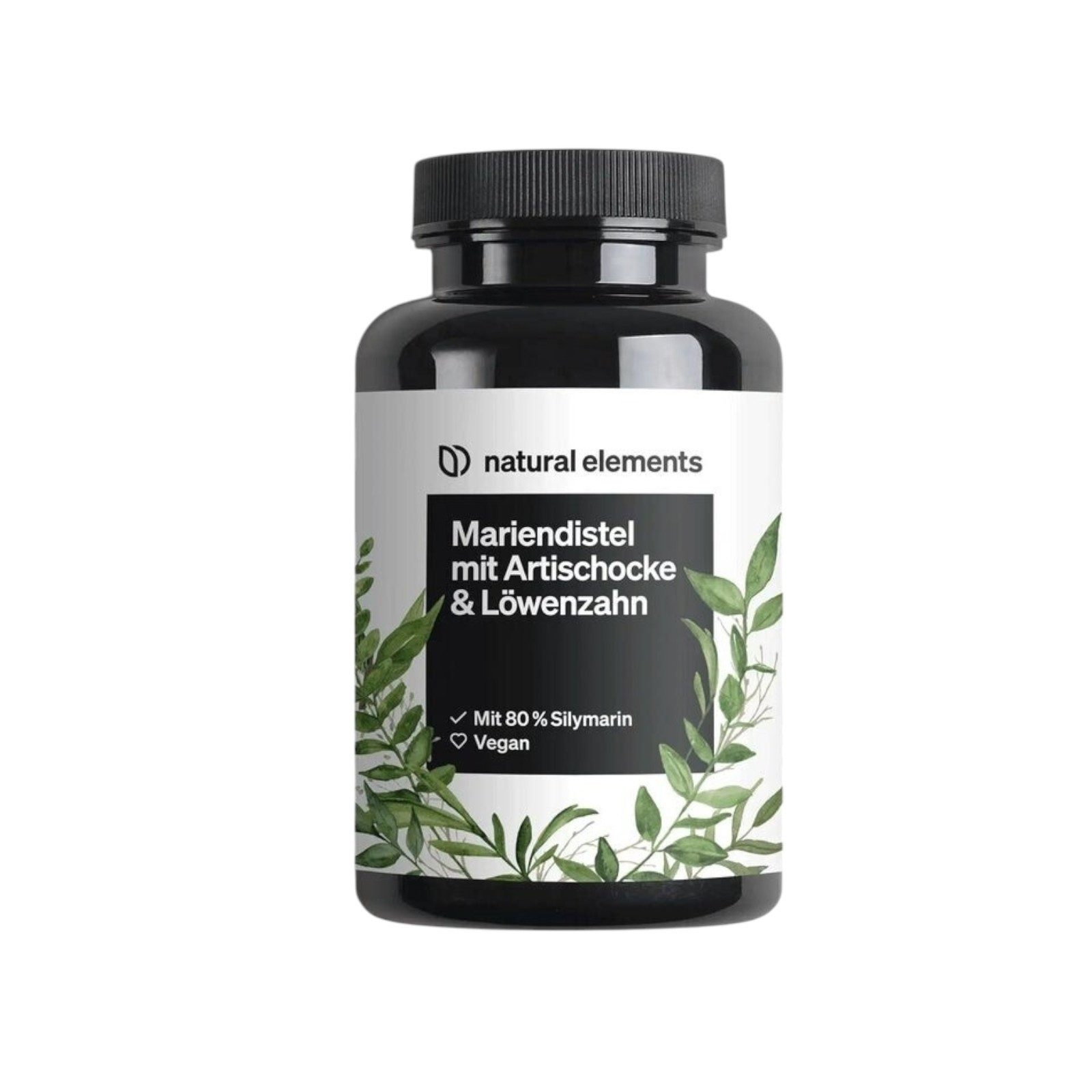 natural elements Mariendistel mit Artischocke & Löwenzahn Kapseln (120 Stk) Kapseln