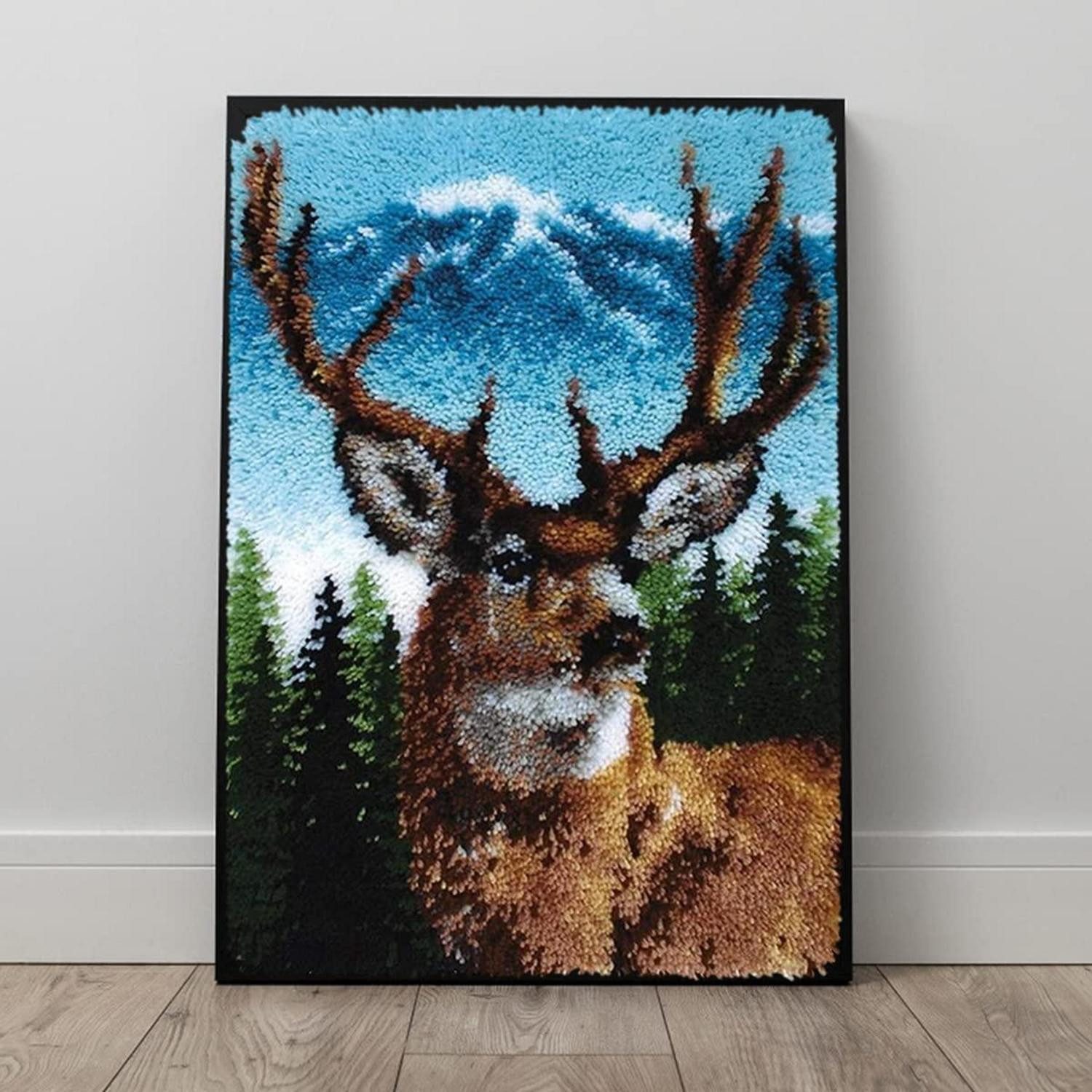 LuxusKollektion Kreativset Knüpfteppich Set Zum Selber Knüpfen 50x38cm
