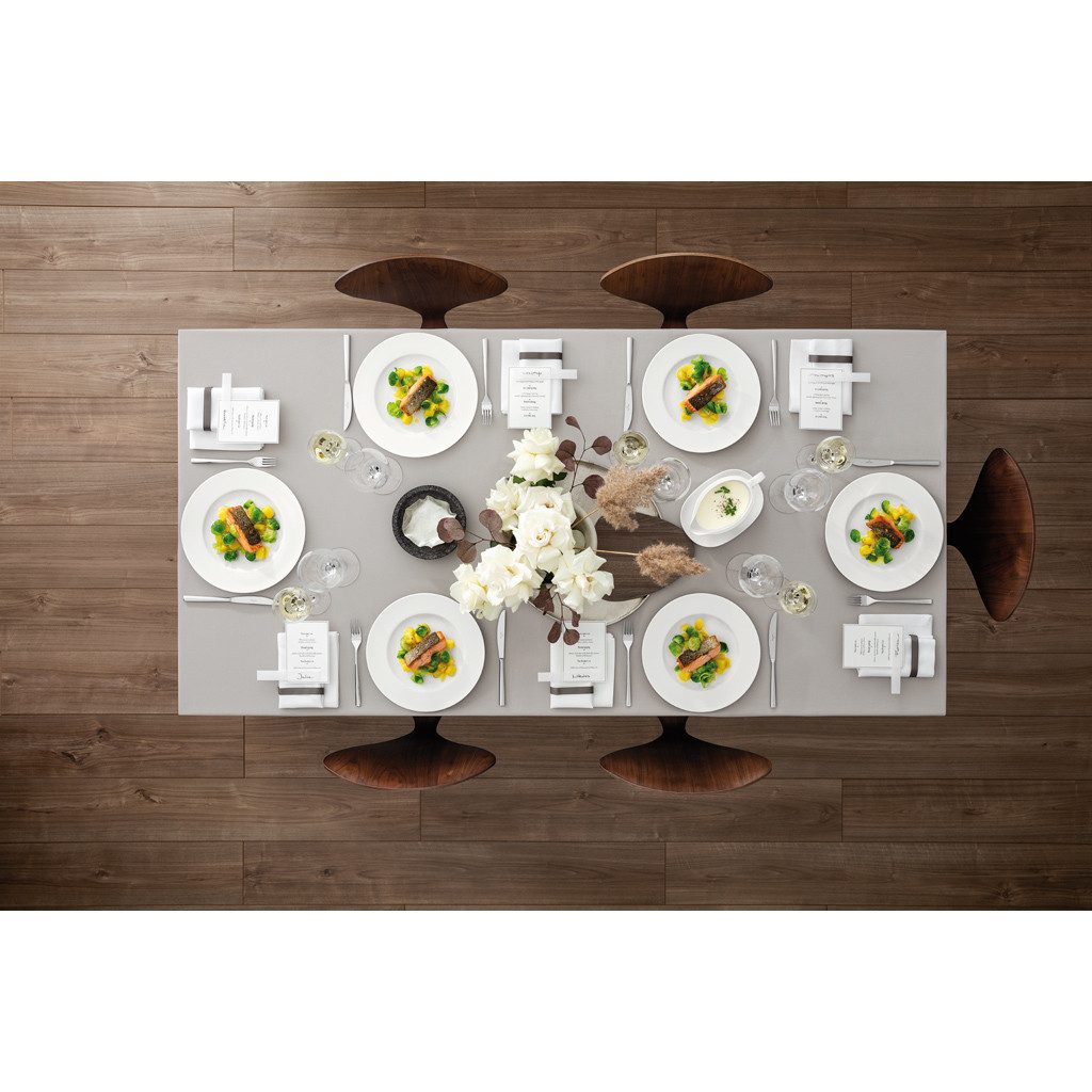 Villeroy & Boch Geschirr-Set Royal Speiseteller, 6 Stück, 28 ø (6-tlg), 6 Personen, Porzellan, Premium Bone Porcelain, mikrow.- & spülm.sicher, Made in Germany