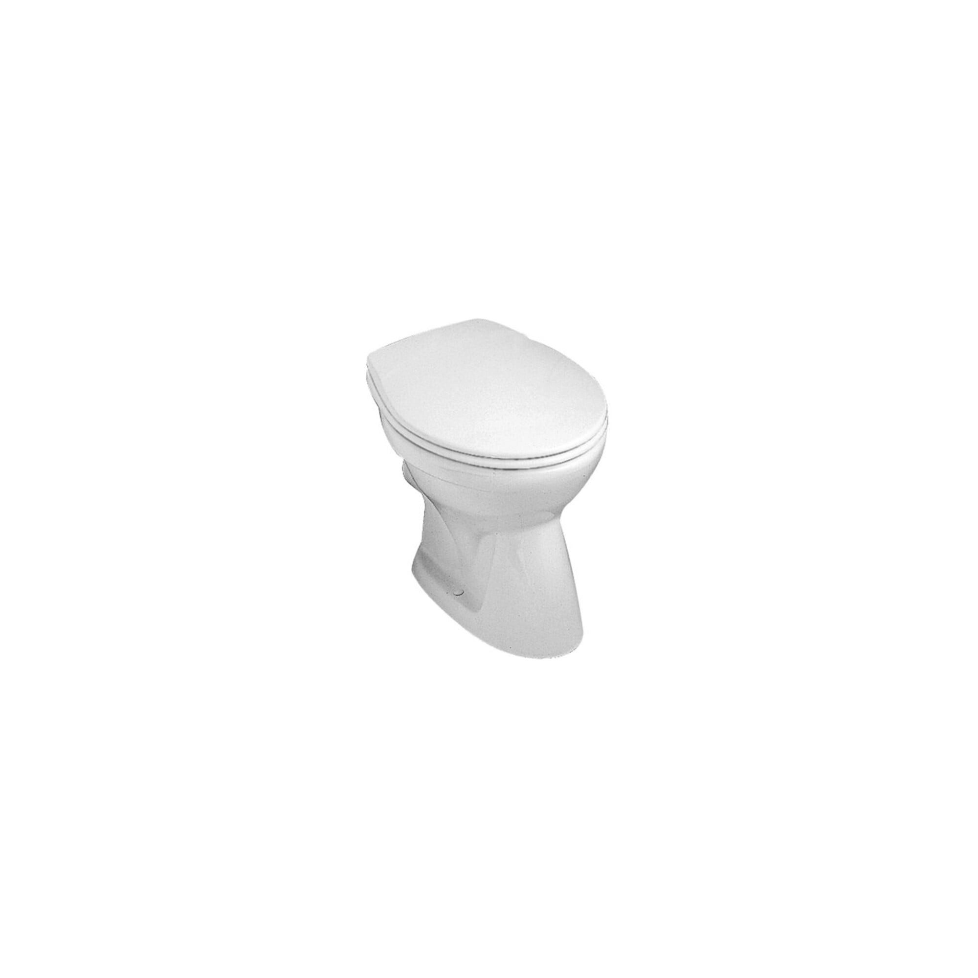 Villeroy & Boch Tiefspül-WC V&B Gustavsberg Stand-WC, Tiefspüler Saval 2.0 weiß, Abgang waagerecht