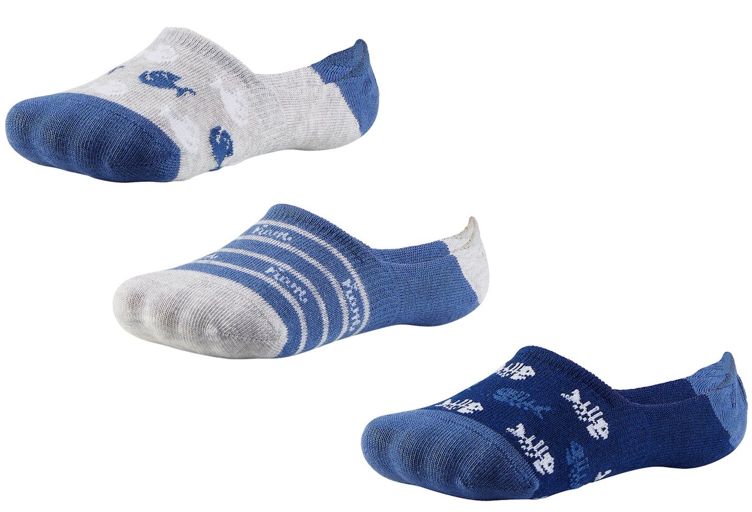 YSABEL MORA Füßlinge Ysabel Mora Sneaker 3er Pack Jungen Strümpfe Angeln (3-Paar)