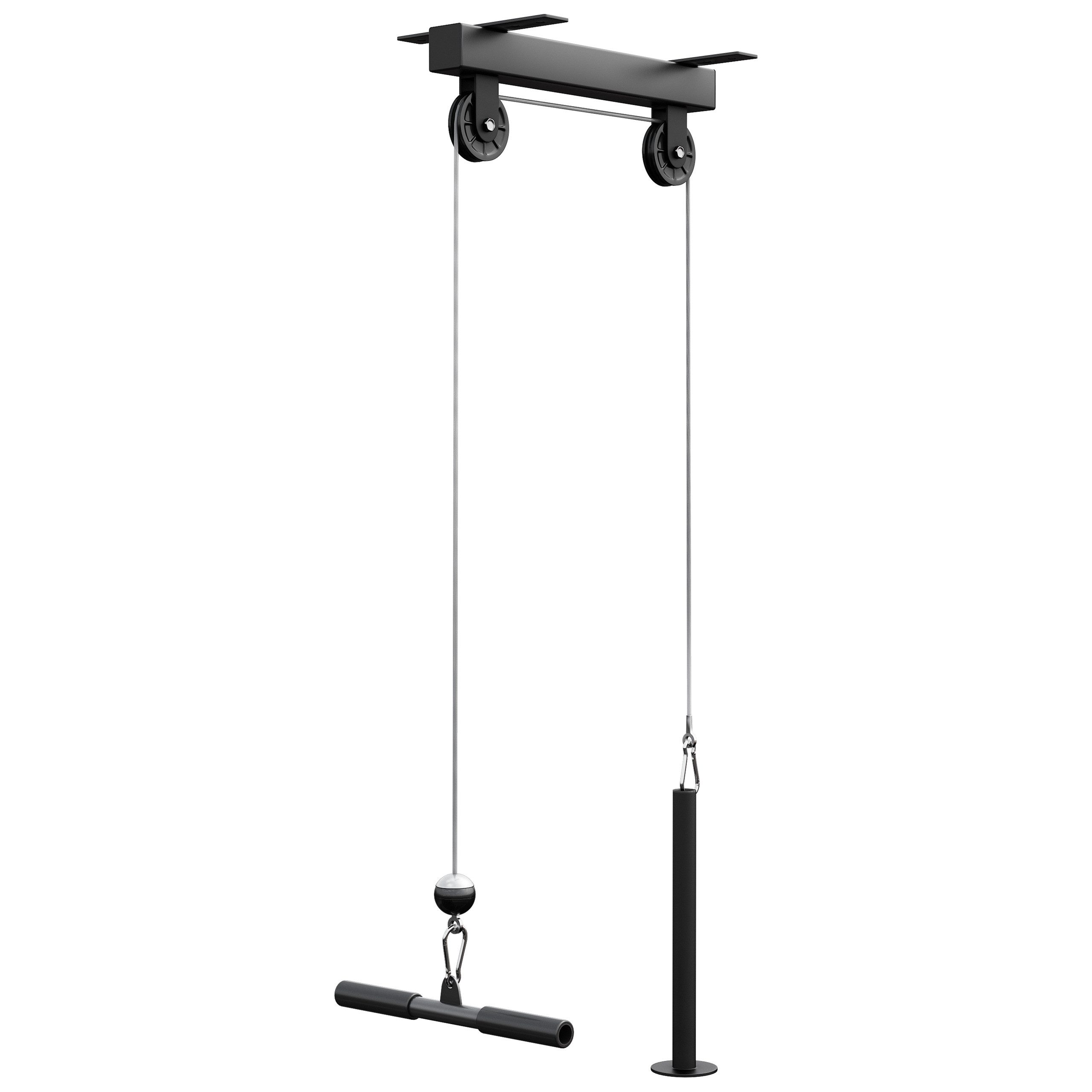 GORILLA SPORTS Trainingsstation Kabelzug - 30/31 mm, Latzug, Seilzug, Unterarmtrainer, Kabelzugstation, (1-tlg)