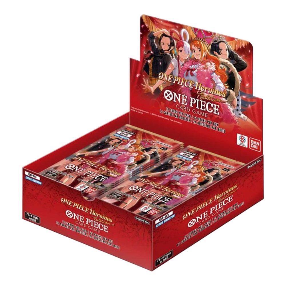 Bandai Sammelkarte One Piece Heroines Edition Booster Display EB03 Englisch