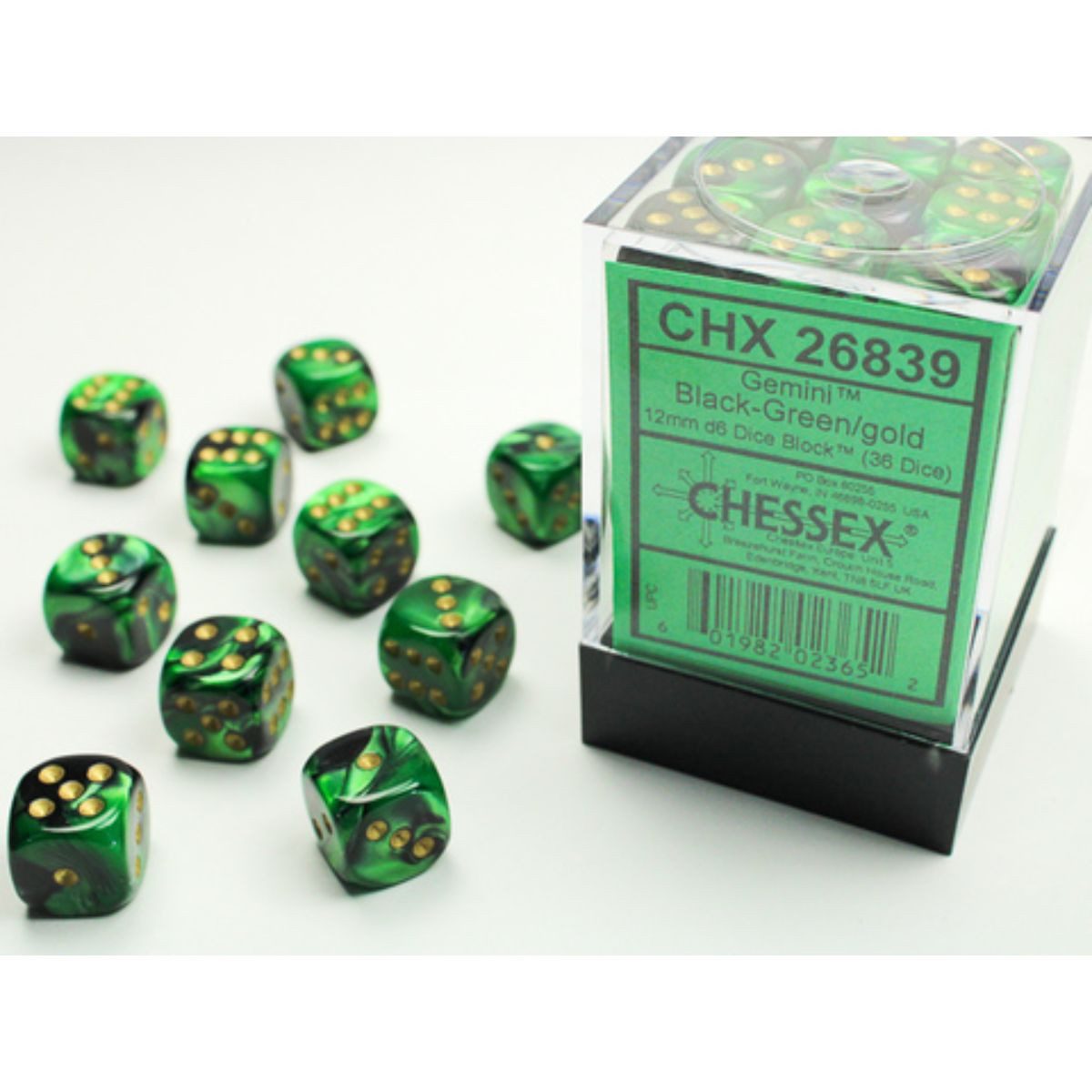 Chessex Spiel Chessex Gemini W6x36