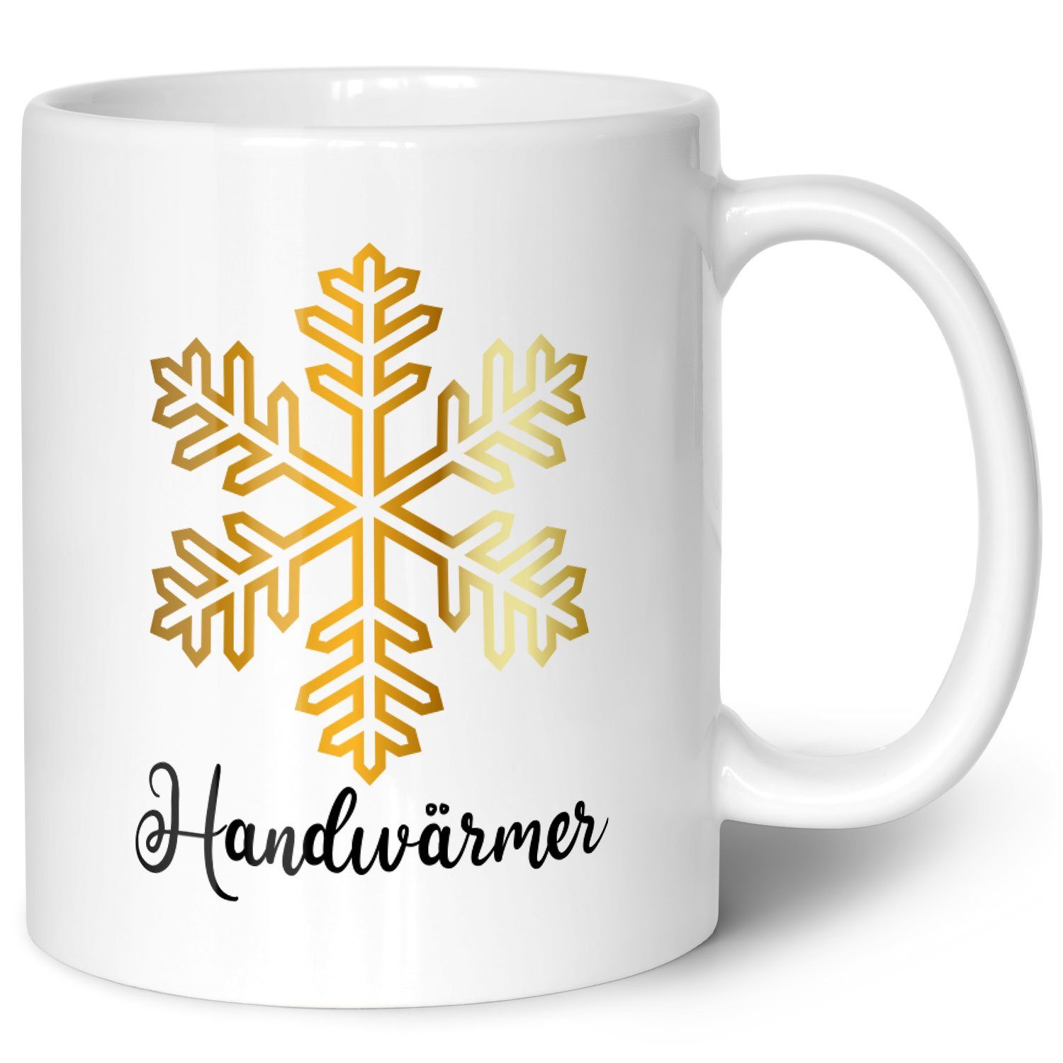 GRAVURZEILE Tasse mit Weihnachtsmotiv - Geschenke für Frauen & Männer zu Weihnachten, Spülmaschinenfest - Mikrowellengeeignet - Handwärmer Weiß