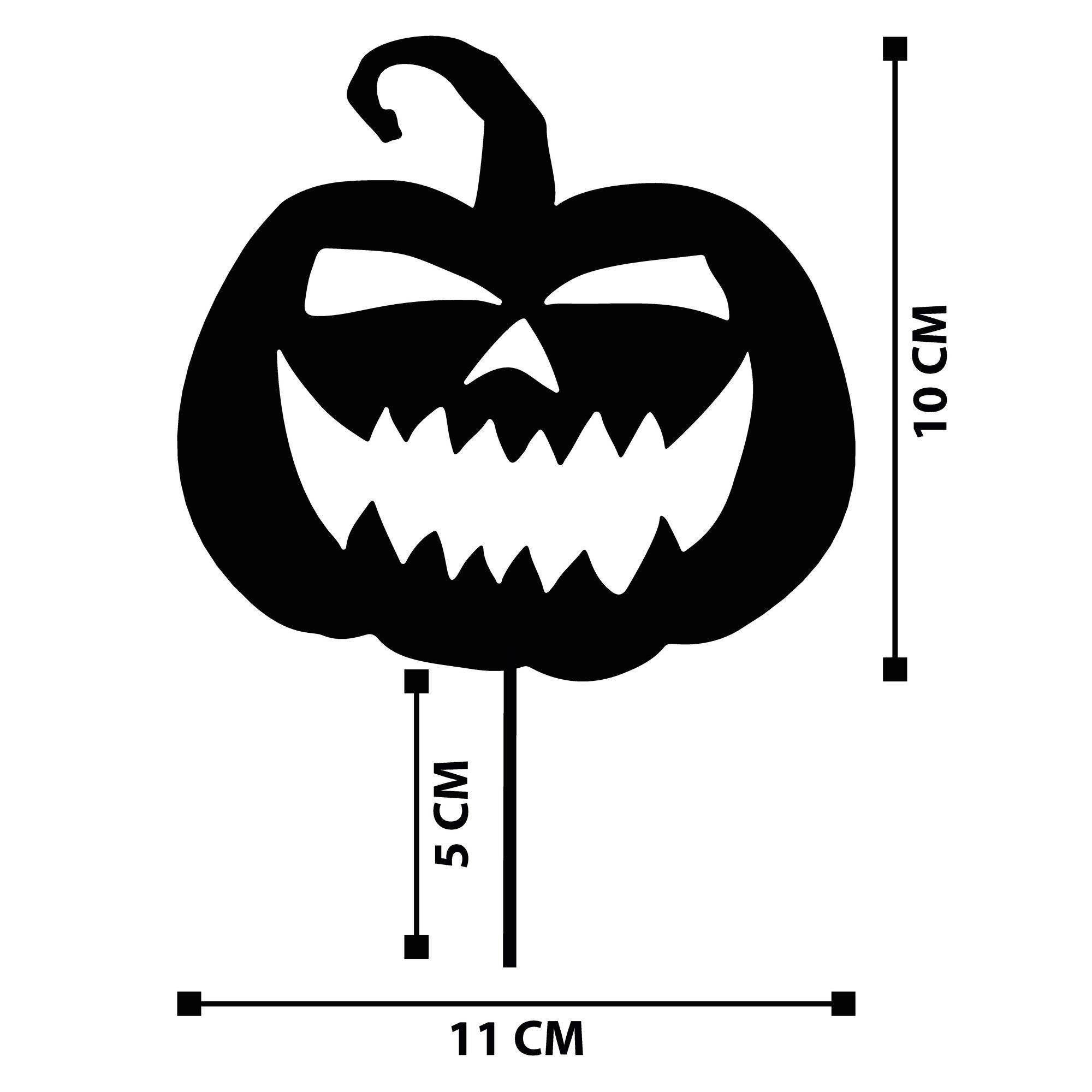 Wallity Wanddekoobjekt Metall 11 ENZ1121, 100% x cm, 15 Schwarz