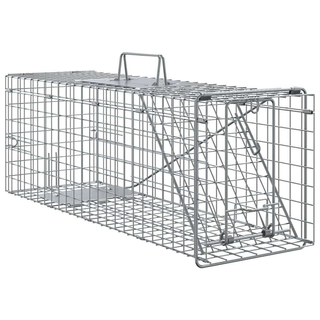 vidaXL, Tierfalle Anthrazit 61 x 20 x 21,5 cm Stahl
