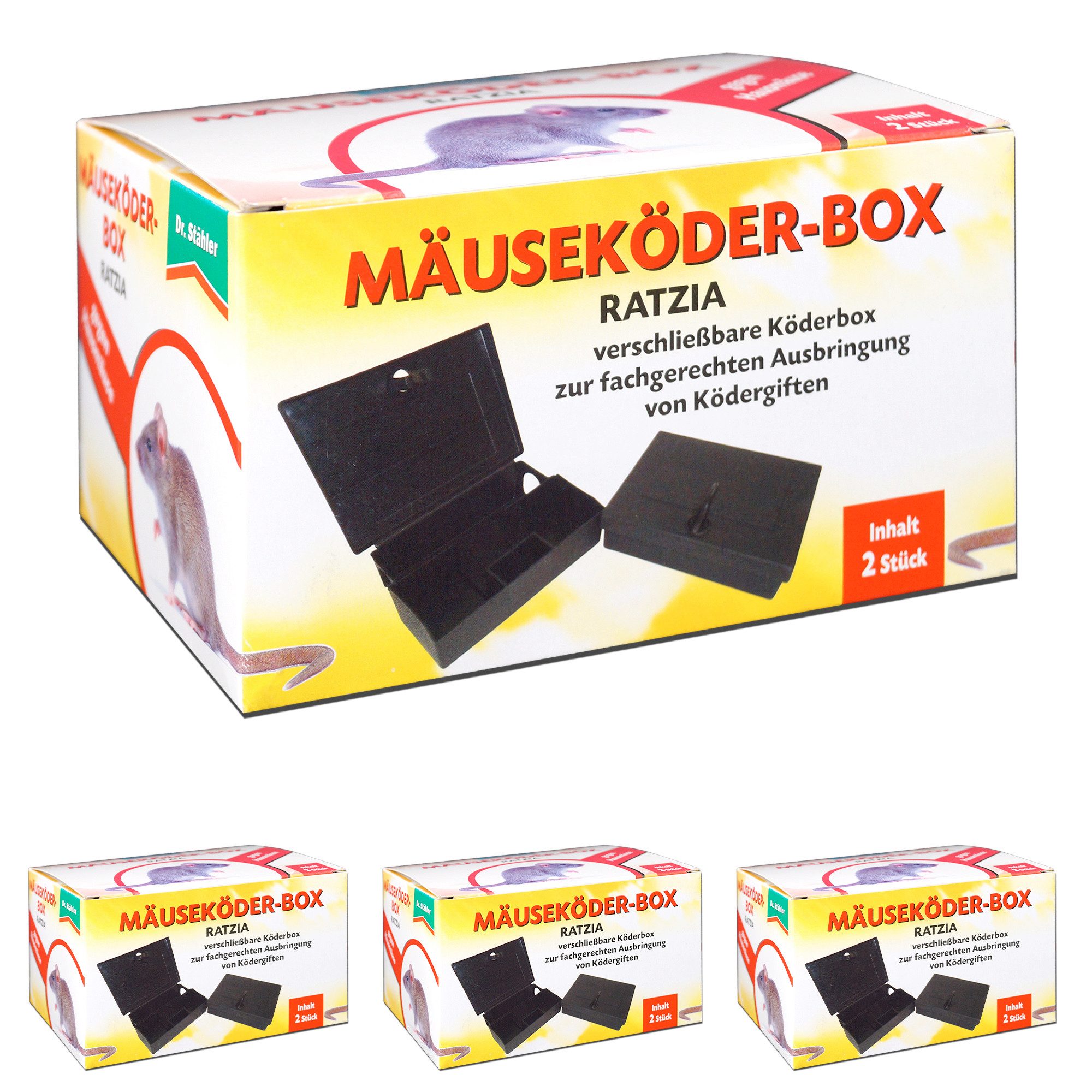 Lebendfalle Ratzia Mäuseköder-Box: Effektive Mäusebekämpfung