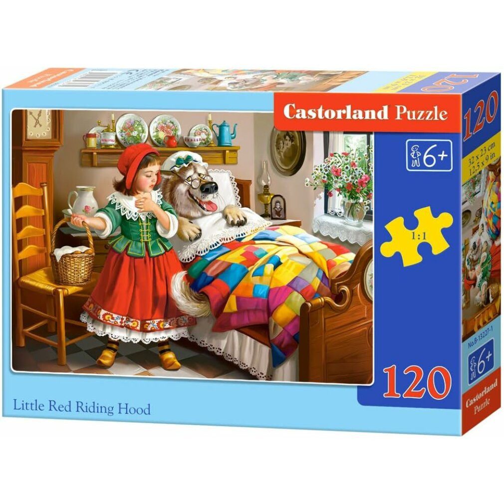Castorland Puzzle Rotkäppchen Puzzle 120 Teile, Puzzleteile