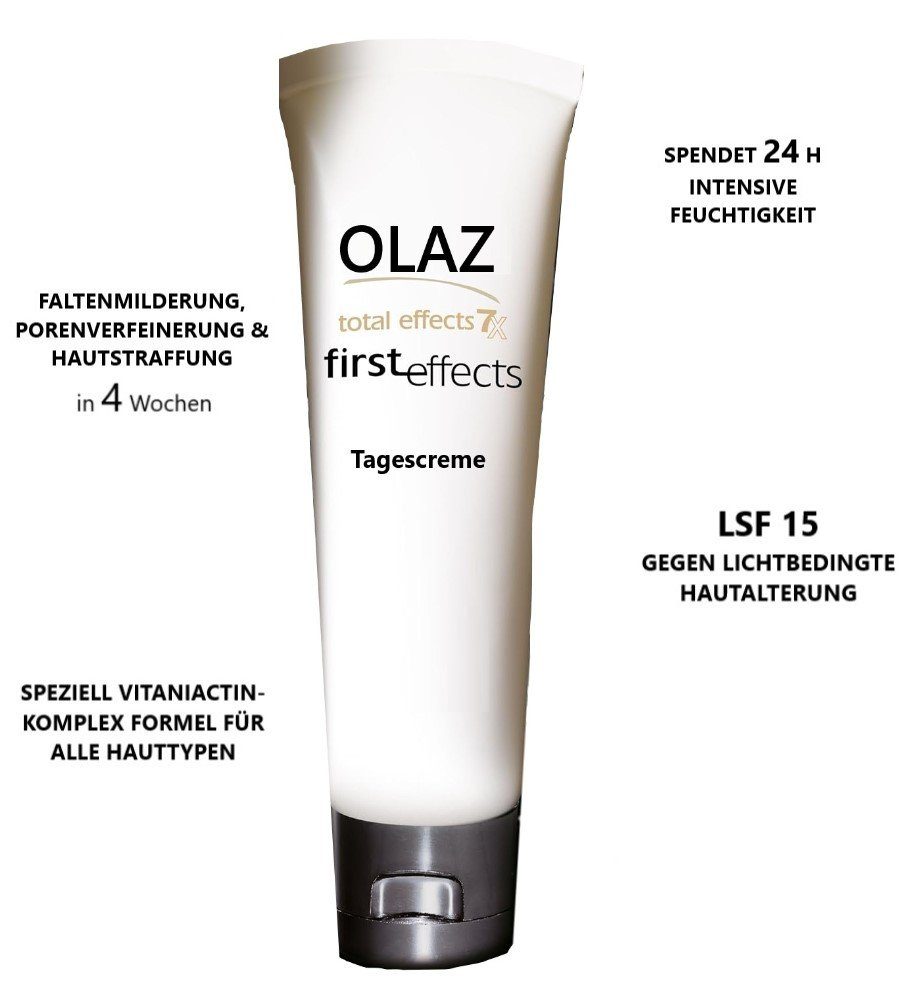 OLAZ Tagescreme Total Effects first effects 7in1 leichte Anti-Aging Tagescreme - 40ml, 1-tlg.