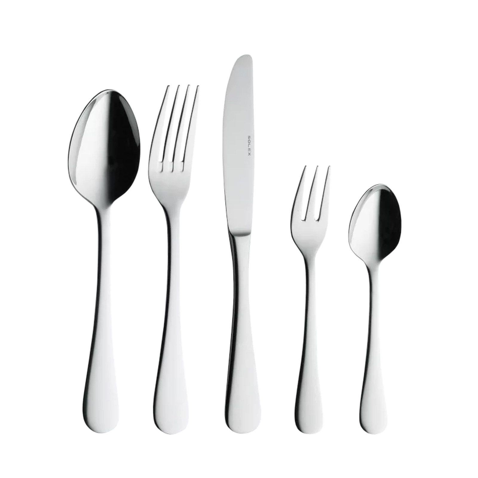 solex Besteck-Set Besteckset 30-tlg. Julia (24-tlg), 6 Personen, Edelstahl 18/10, Essbesteck Tafelbesteck Spülmaschinenfest