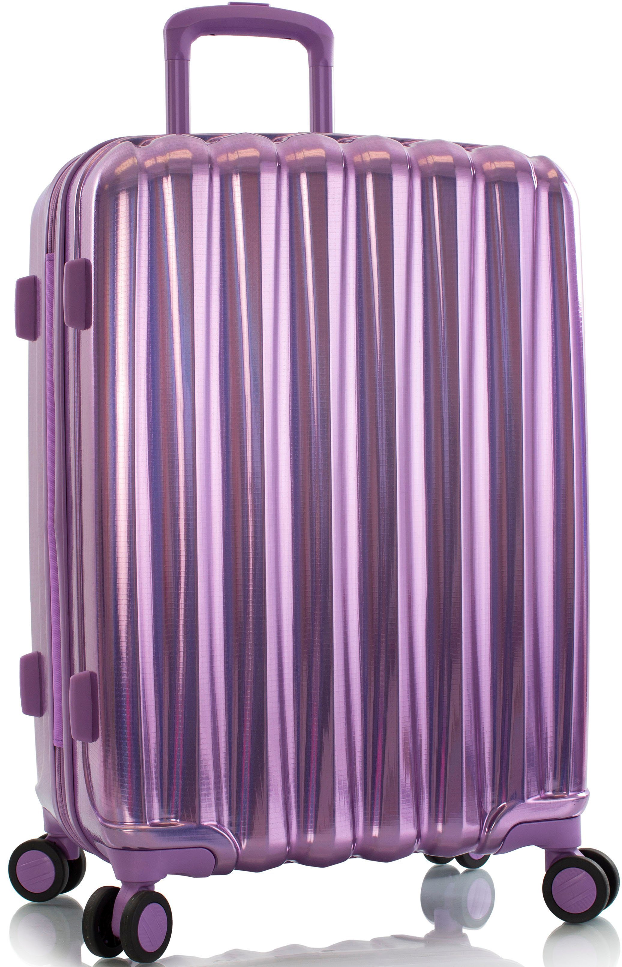 cm, Hartschalen-Trolley 4 Rollen 66 purple Heys Astro,