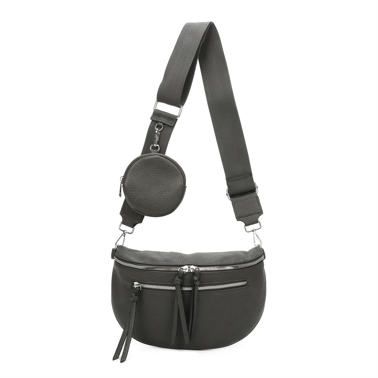 ITALYSHOP24 Gürteltasche Damen XL Gürtel- Bauchtasche Umhängetasche Cross B günstig online kaufen