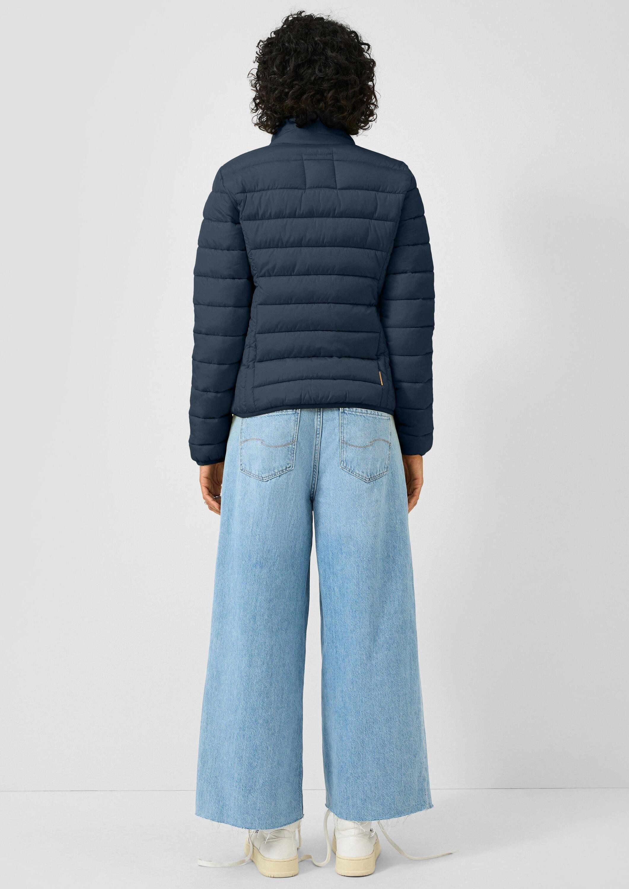 QS Winterjacke Outdoor-Jacke Steppjacke mit Stehkragen