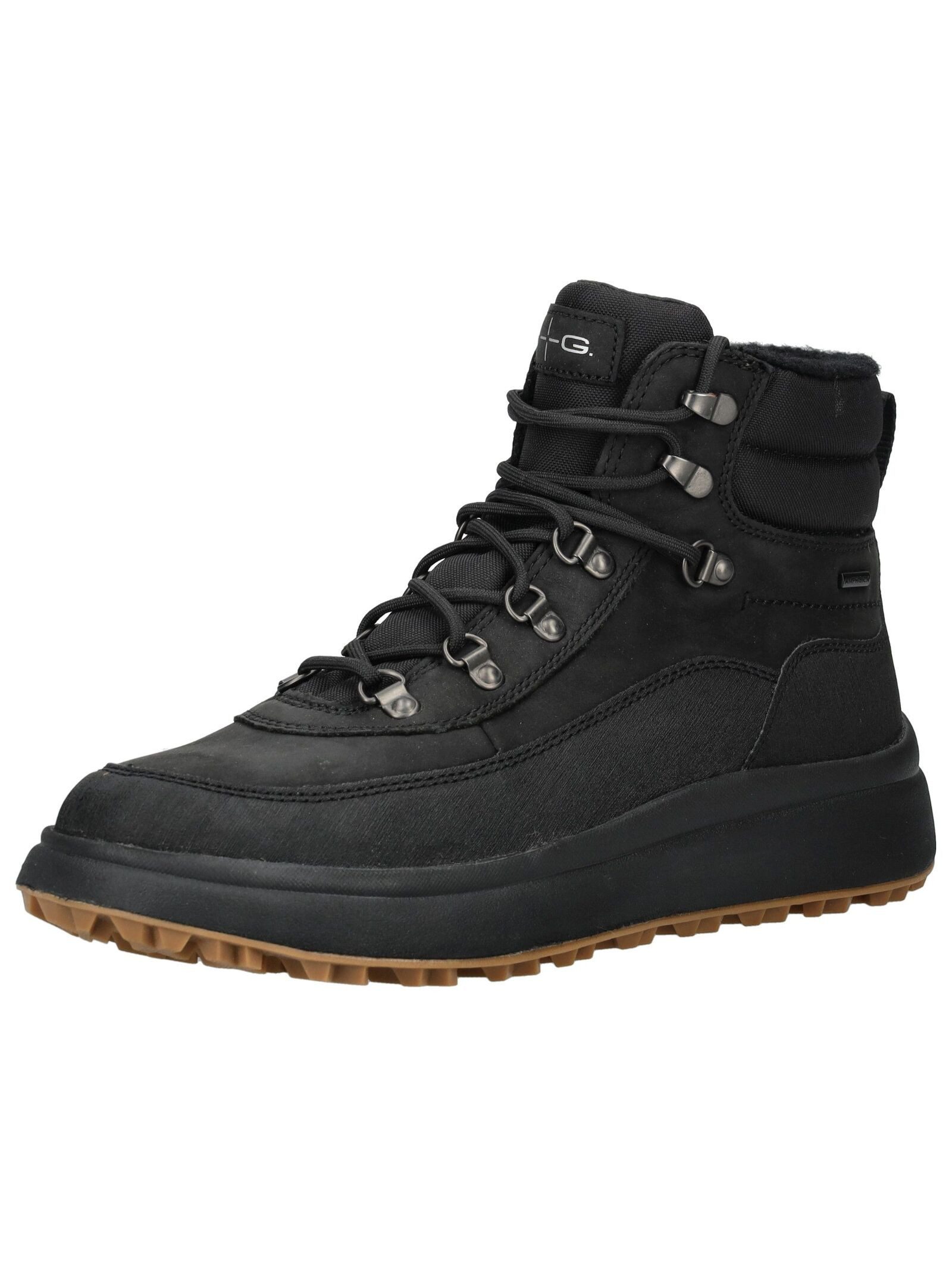 Geox Geox Stiefelette Leder/Textil Schnürstiefelette