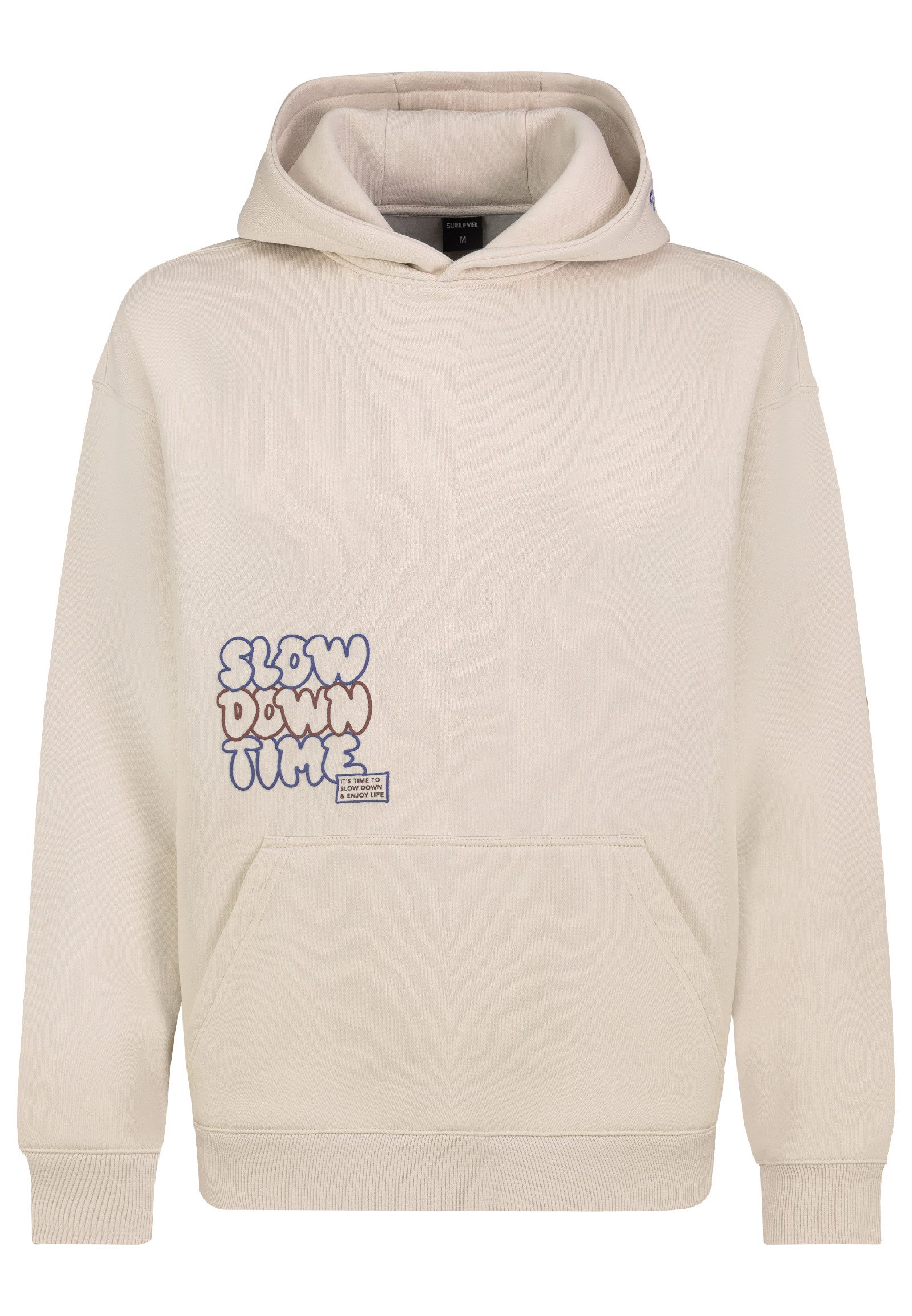 SUBLEVEL Hoodie Herren Kapuzenpullover mit Stickerei günstig online kaufen