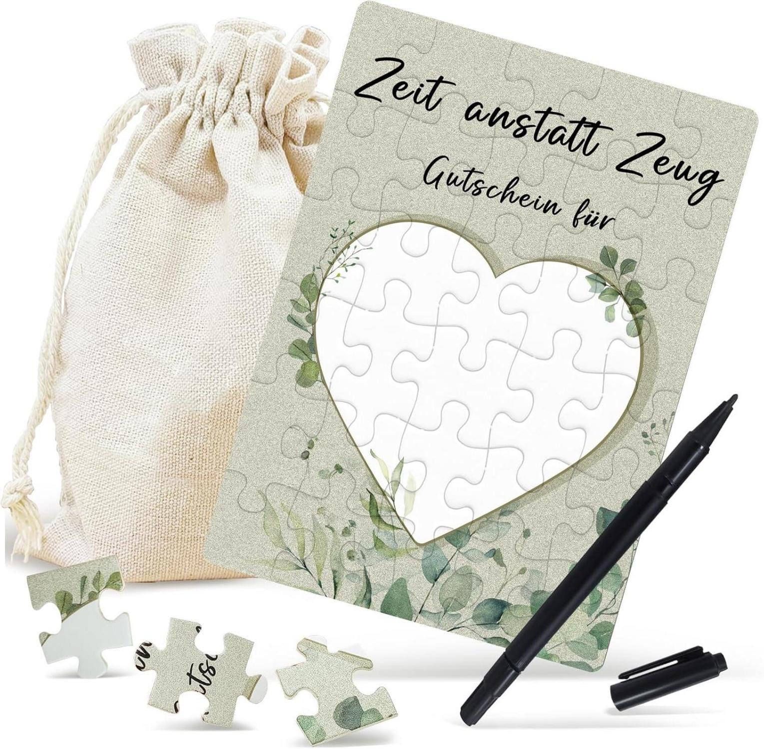 LuxusKollektion Dekohänger Gutschein Puzzle Geburtstagskarte 24-teilig günstig online kaufen