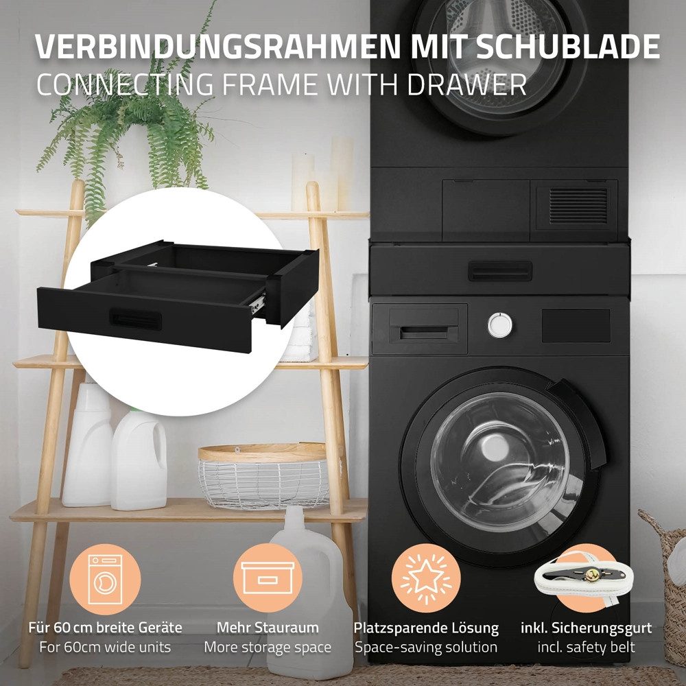 ML-DESIGN Zwischenbaurahmen Waschmaschinenzubehör Stapelrahmen Verbindungra günstig online kaufen
