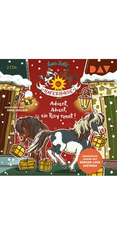 Der Audio Verlag Hörbuch Die Haferhorde - Teil 16: Advent, Advent, ein Pony rennt!, (1-St)